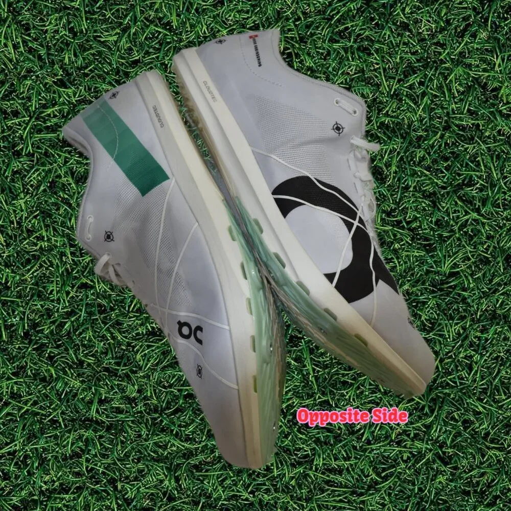 On Running Cloudspike White Track Racing Shoes Metal Spikes Swiss Engineering